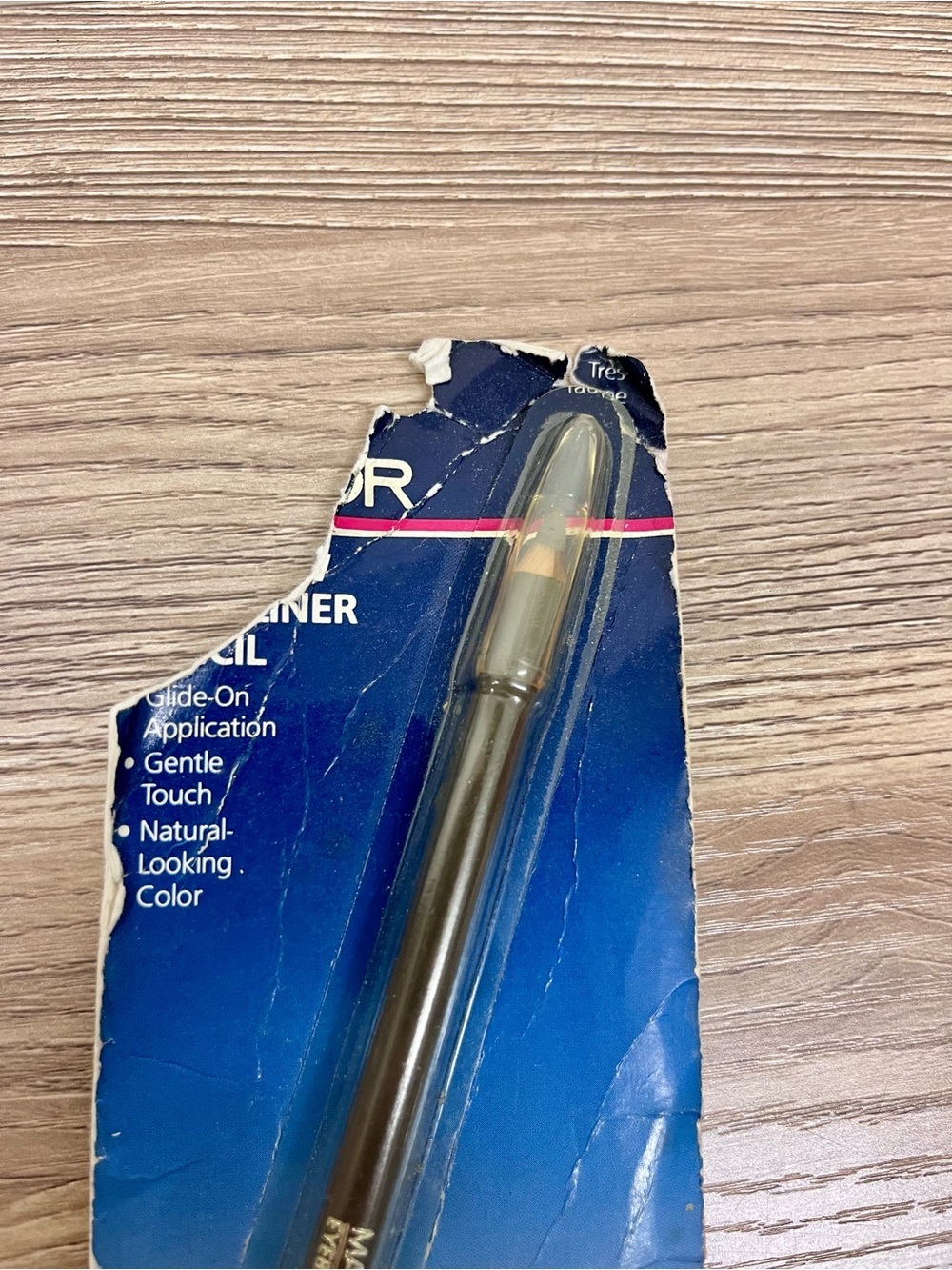 Max Factor eyebrow & eyeliner pencil Tres taupe Discontinued Vintage 1986 Sealed - Picture 2 of 3